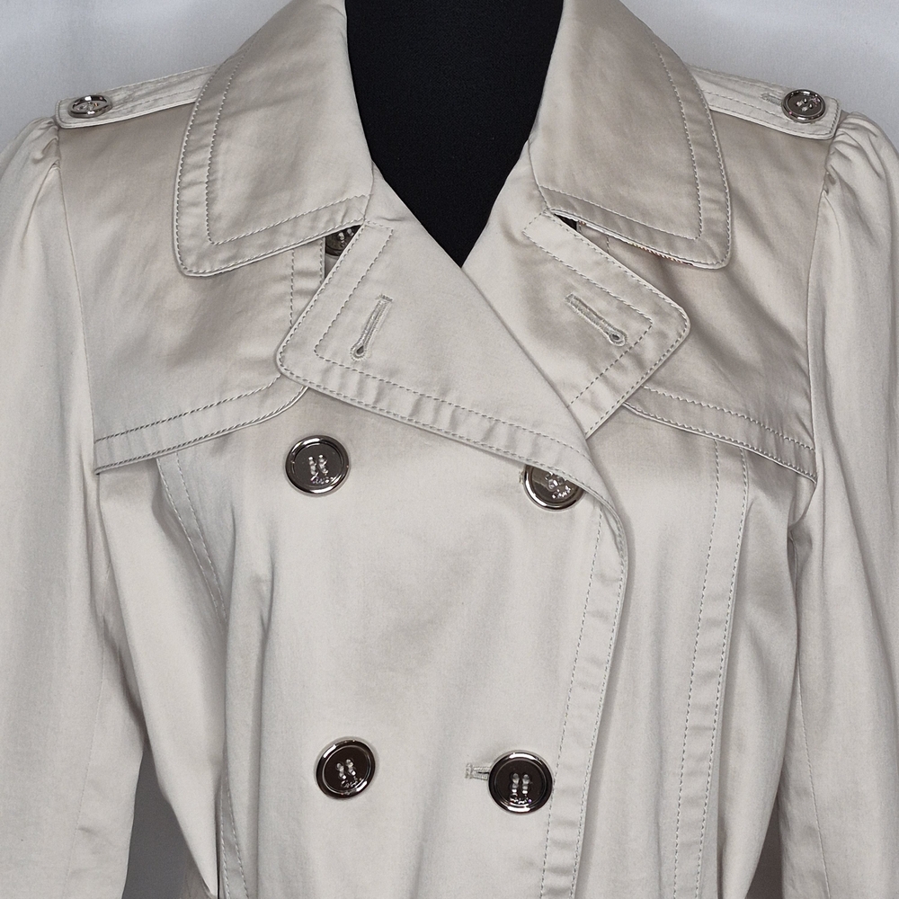 Coach Heritage Series Double-Breasted Belted Trench Coat - Size M - Picture 5 of 16